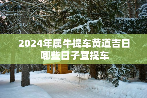 2025年属牛提车黄道吉日 哪些日子宜提车