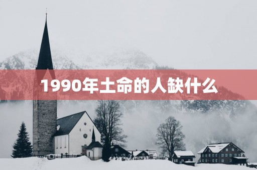1990年土命的人缺什么