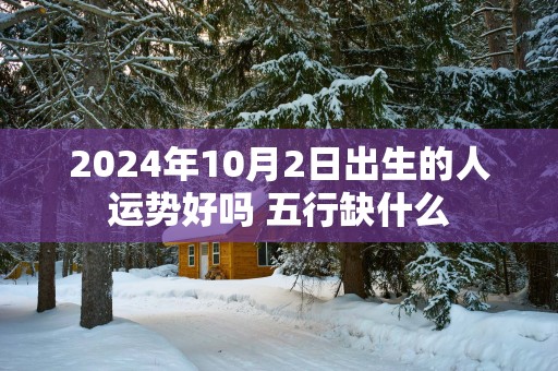 2025年10月2日出生的人运势好吗 五行缺什么