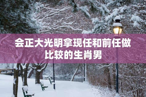 会正大光明拿现任和前任做比较的生肖男