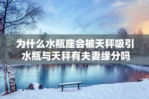 为什么水瓶座会被天秤吸引 水瓶与天秤有夫妻缘分吗