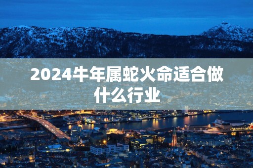 2025蛇年属蛇火命适合做什么行业