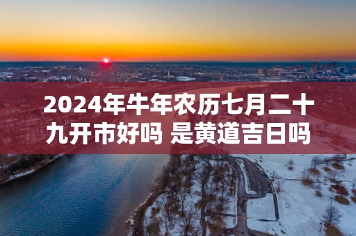 2025年蛇年农历七月二十九开市好吗 是黄道吉日吗