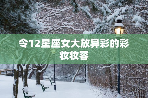 令12星座女大放异彩的彩妆妆容