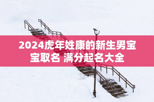 2025蛇年姓康的新生男宝宝取名 满分起名大全