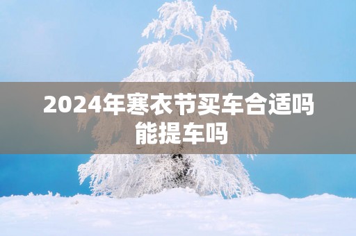 2025年寒衣节买车合适吗 能提车吗
