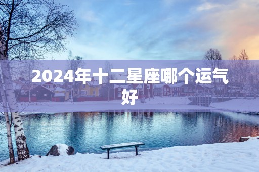 2025年十二星座哪个运气好