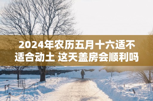 2025年农历五月十六适不适合动土 这天盖房会顺利吗