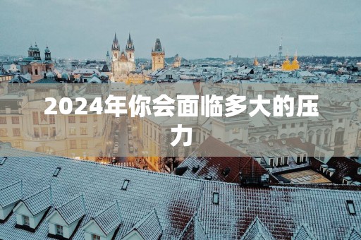 2025年你会面临多大的压力