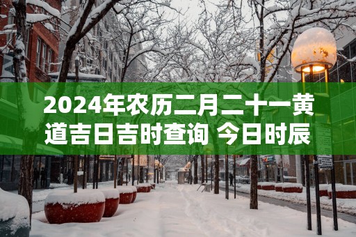 2025年农历二月二十一黄道吉日吉时查询 今日时辰吉凶