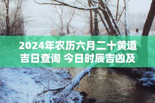 2025年农历六月二十黄道吉日查询 今日时辰吉凶及宜忌