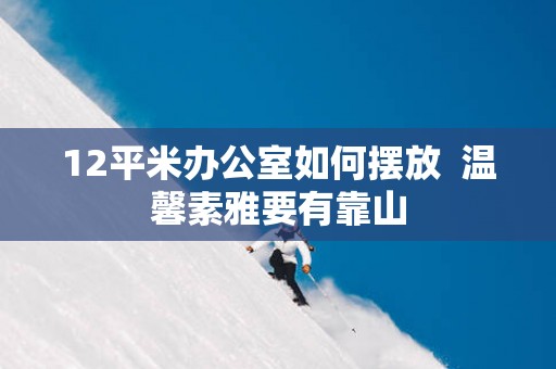 12平米办公室如何摆放  温馨素雅要有靠山