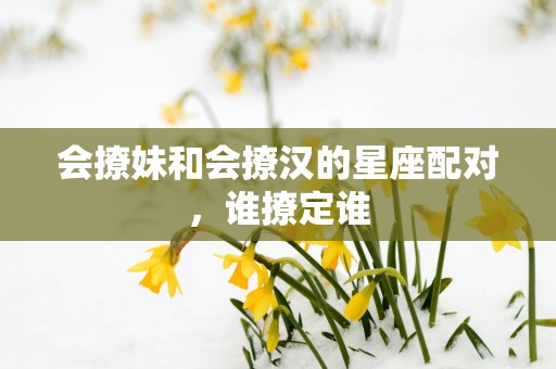 会撩妹和会撩汉的星座配对，谁撩定谁