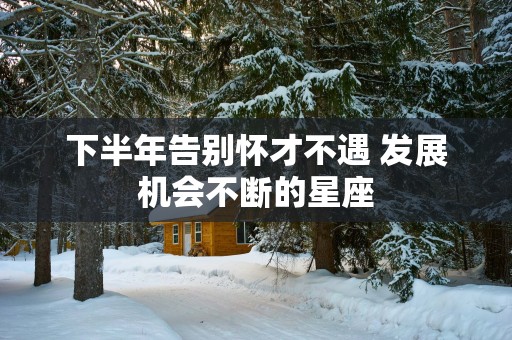 下半年告别怀才不遇 发展机会不断的星座
