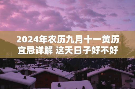 2025年农历九月十一黄历宜忌详解 这天日子好不好