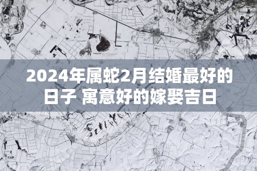 2025年属蛇2月结婚最好的日子 寓意好的嫁娶吉日