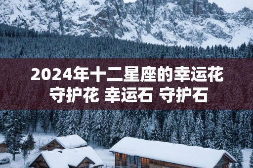 2025年十二星座的幸运花 守护花 幸运石 守护石