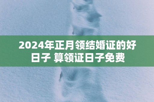 2025年正月领结婚证的好日子 算领证日子免费