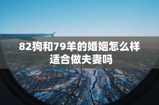 82狗和79羊的婚姻怎么样 适合做夫妻吗