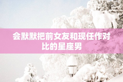 会默默把前女友和现任作对比的星座男