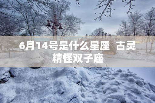 6月14号是什么星座  古灵精怪双子座