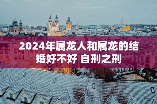 2025年属龙人和属龙的结婚好不好 自刑之刑