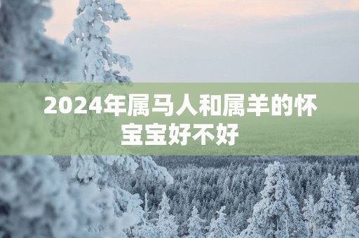 2025年属马人和属羊的怀宝宝好不好