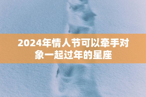 2025年情人节可以牵手对象一起过年的星座