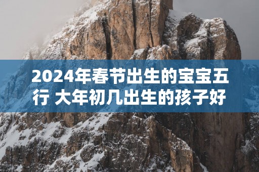 2025年春节出生的宝宝五行 大年初几出生的孩子好