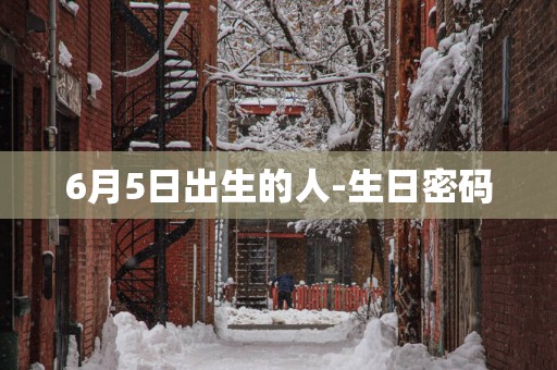 6月5日出生的人-生日密码