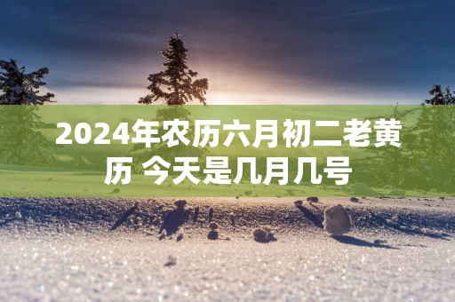 2025年农历六月初二老黄历 今天是几月几号