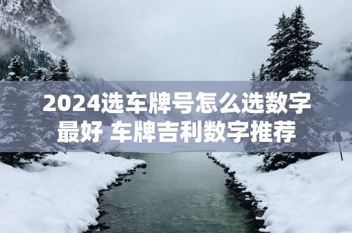 2025选车牌号怎么选数字最好 车牌吉利数字推荐