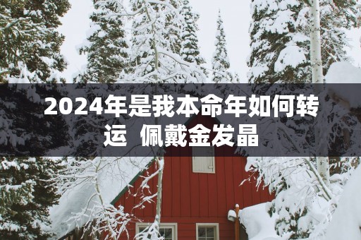 2025年是我本命年如何转运  佩戴金发晶