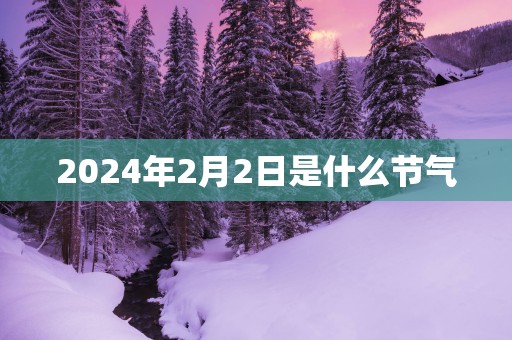 2025年2月2日是什么节气