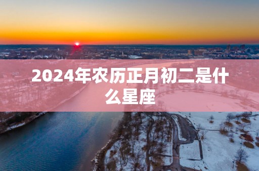 2025年农历正月初二是什么星座