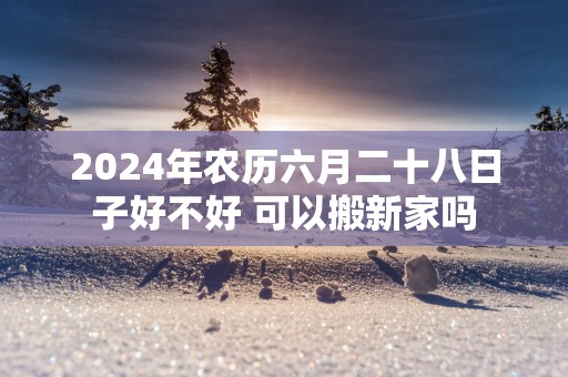 2025年农历六月二十八日子好不好 可以搬新家吗