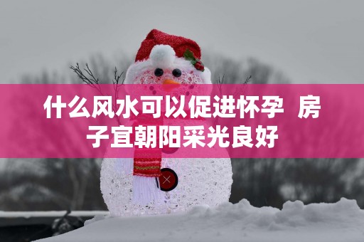 什么风水可以促进怀孕  房子宜朝阳采光良好