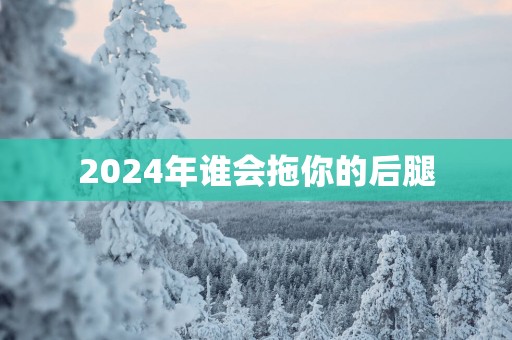 2025年谁会拖你的后腿