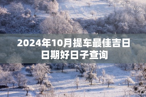 2025年10月提车最佳吉日 日期好日子查询