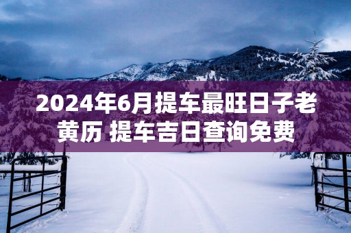 2025年6月提车最旺日子老黄历 提车吉日查询免费