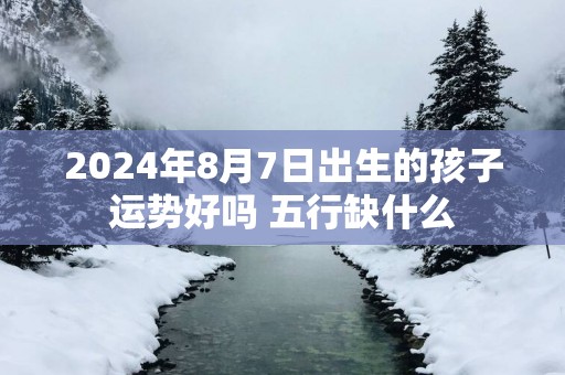2025年8月7日出生的孩子运势好吗 五行缺什么