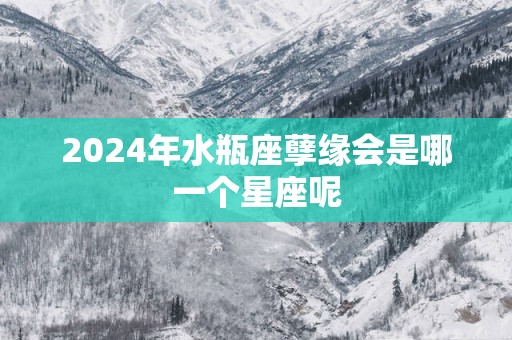 2025年水瓶座孽缘会是哪一个星座呢