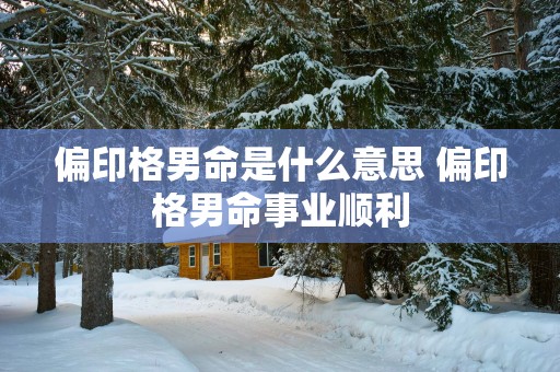 偏印格男命是什么意思 偏印格男命事业顺利