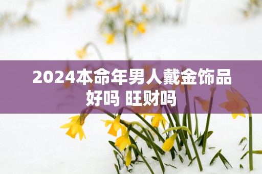 2025本命年男人戴金饰品好吗 旺财吗