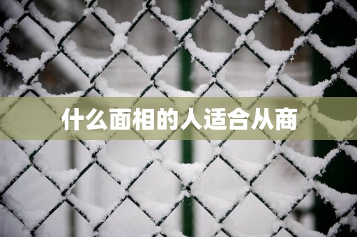 什么面相的人适合从商