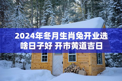 2025年冬月生肖兔开业选啥日子好 开市黄道吉日