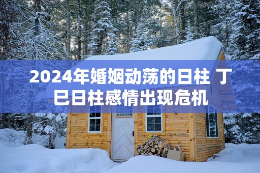 2025年婚姻动荡的日柱 丁巳日柱感情出现危机