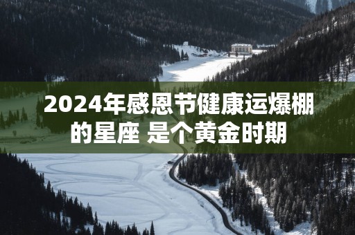 2025年感恩节健康运爆棚的星座 是个黄金时期