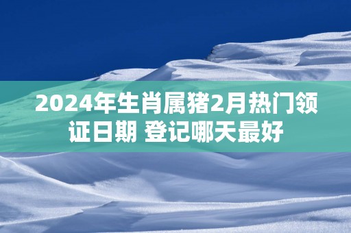 2025年生肖属猪2月热门领证日期 登记哪天最好