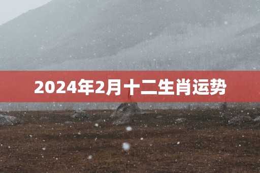 2025年2月十二生肖运势
